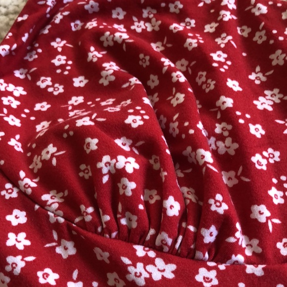 No Boundries red floral halter top - Picture 11 of 16